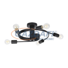Elmark 955TWIST5/BL TWIST SPOT 5xE27 fekete IP20 230V világítás