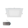 Elmark 99XLED635E STELLAR LED PANEL süllyesztett, szögletes 18W 2700K 221X221 vészvilágító funkcióval 1350lm IP40 230V alumínium