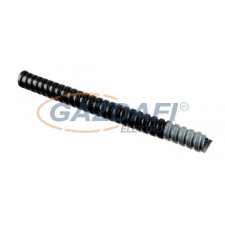 Elmark acél spirál gégecső PVC szigeteléssel, 11/15,2mm, fekete villanyszerelés