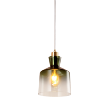 Elmark Alma függeszték-arany/zöld-1xE27-Elmark világítás