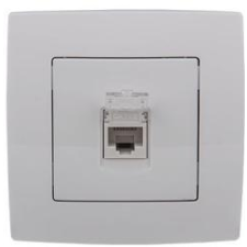 Elmark City számítógép dugalj fehér RJ45 CAT6E villanyszerelés