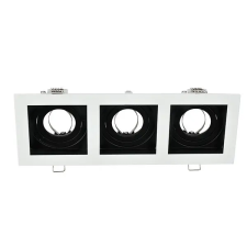 Elmark EL-110SQ3 SQ. RECESSED DOWNLIGHT GU10 WHITE &amp; BLACK világítás