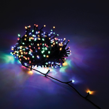 Elmark Karácsonyi LED fényfüzér 23m IP44 színes adapterrel karácsonyfa izzósor