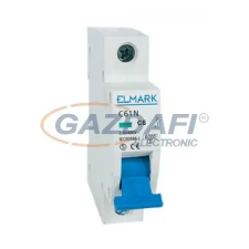 Elmark kismegszakító, C61N/40A, 1P, 6kA, C villanyszerelés