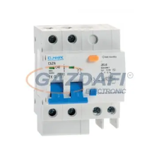 Elmark kombinált védőkapcsoló beépített túláramvédelemmel, RCBO JEL6 C40, 2P, 40A/500mA, 6kA, 230V villanyszerelés