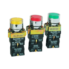 Elmark LED-es ipari nyomógomb, EL2-BW3671, 110V, 6A, kék villanyszerelés