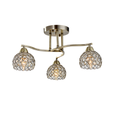 Elmark Liza Csillár 3 Antik Bronz - Elmark világítás