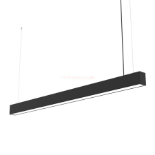 Elmark Mennyezeti függeszthető lineáris LED lámpatest (24W) fekete ház - 3000K 100Lm/W világítás