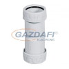 Elmark PVC cső-cső összekötő, d=20mm, IP65, szürke