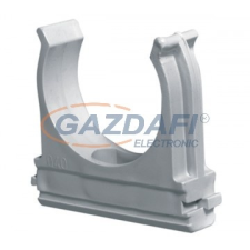 Elmark PVC csőbilincs, d=25mm, szürke, 100db/csomag villanyszerelés