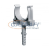 Elmark PVC csőbilincs fémcsavarral, d=25mm, szürke, 100db/csomag