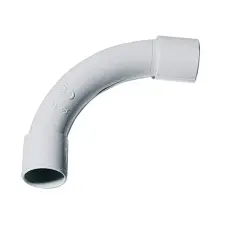 Elmark PVC hosszú könyök 90°, d=20mm, IP40, szürke villanyszerelés