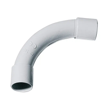 Elmark PVC hosszú könyök 90°, d=25mm, IP40, szürke villanyszerelés