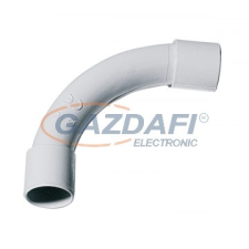 Elmark PVC hosszú könyök 90°, d=32mm, IP40, szürke villanyszerelés