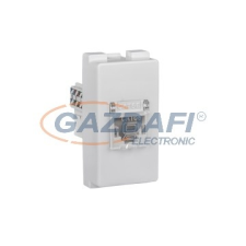 Elmark &quot;Lecce&quot; süllyesztett informatikai csatlakozóaljzat RJ45 Cat5E, fehér villanyszerelés