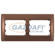 Elmark "Rhyme" kettes keret, metál kávé villanyszerelés