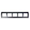 Elmark Rhyme vízszintes ötös keret Grafit metál