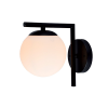 Elmark RITA FALI LÁMPA 1XE27 FEKETE/FEHÉR ÜVEG