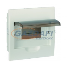Elmark süllyesztett műanyag elosztódoboz, 6 modul, 1 sor, 150x205x75mm, IP40, fehér villanyszerelés