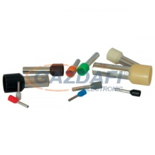Elmark szigetelt érvéghüvely, zöld, 6mm2, 18mm, Е6018, 100db/csomag villanyszerelés