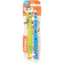 Elmex Children's Toothbrush fogkefe gyermekeknek gyenge 3-6 years 2 db fogkefe