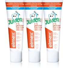 Elmex Junior 6-12 Years fogkrém gyermekeknek 3x75 ml fogkrém