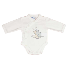  Elöl patentos hosszú ujjú baba body Sünis mintával kombidressz, body