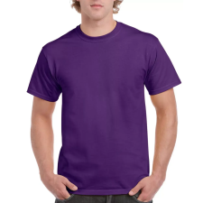  Előmosott kerek nyakkivágásu ultra póló, Gildan GI2000, Purple-L férfi póló