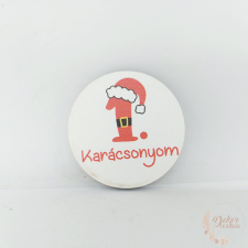  Első karácsonyom - fa tábla dekorációs kellék