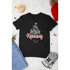  Első közös karácsony fekete póló ajándéktárgy