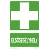  Elsősegélyhely - utánvilágító öntapadó, 297*210