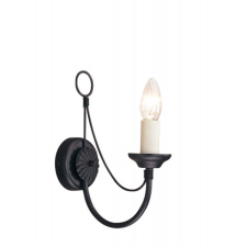 Elstead CARISBROOKE fekete falikar (ELS-CB1-BLACK) E14 1 izzós IP20 világítás