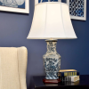 Elstead Lighting Elstead klasszikus asztali lámpa blue ekrü elsblue-hex-tl