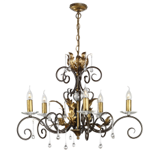 Elstead Lighting Elstead klasszikus csillár amarilli barna arany elsaml5-bronze világítás