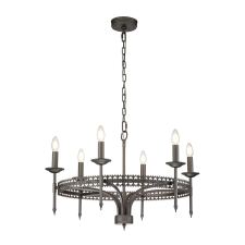 Elstead Lighting Elstead klasszikus csillár crown szürke elscrown6 világítás