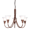 Elstead Lighting Elstead klasszikus csillár emily fehér réz elsem5-copper