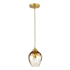 Elstead Lighting Elstead klasszikus függeszték tiber sárgaréz elstiber-p-amber világítás