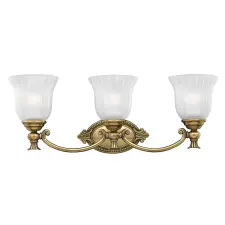 Elstead Lighting Elstead klasszikus tükör világítás francoi fehér sárgaréz elshkfrancoise3bath világítás