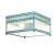 Elstead Lighting Elstead Lighting Holborn HOLBORN-F-VDG Süllyesztett mennyezeti lámpa 2x60 W/E27 ip44
