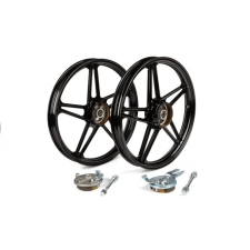 Elülső / hátsó felnik 17'' Bernardi fekete Peugeot 103 Vogue motorkerékpár felni