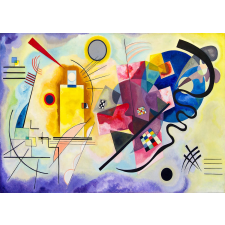 élvezetes puzzle vassily kandinsky: sárga piros kék 1000 darabos puzzle, kirakós
