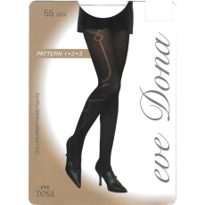  ELVIRA Mintás 55 DENES harisnyanadrág, 158-100 (2) Bitter Choco