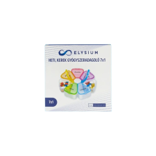 Elysium heti, kerek gyógyszeradagoló 7X1 gyógyászati segédeszköz