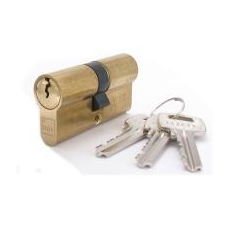 Elzett zárbetét 751 30/30mm fúrásvédett 3 db réz kulccsal (3286680) zár és alkatrészei