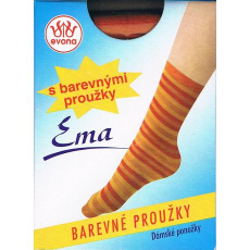 EMA csíkos bokafix, 60 DEN, m:36-41, 1 pár