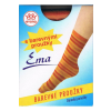  - EMA csíkos bokafix, 60 DEN, m:36-41, 1 pár fehér