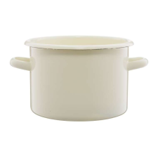 Emalia Olkusz zománcozott fazék 20 cm/4.5 l krém edény