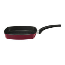 Emalia Olkusz zománcozott grill serpenyő Teflon Classic 26 cm bordó edény