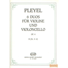 EMB 6 duos für violine und violoncello Op. 4 II. művészet