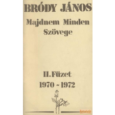 EMB Bródy János Majdnem Minden Szövege II. füzet antikvárium - használt könyv